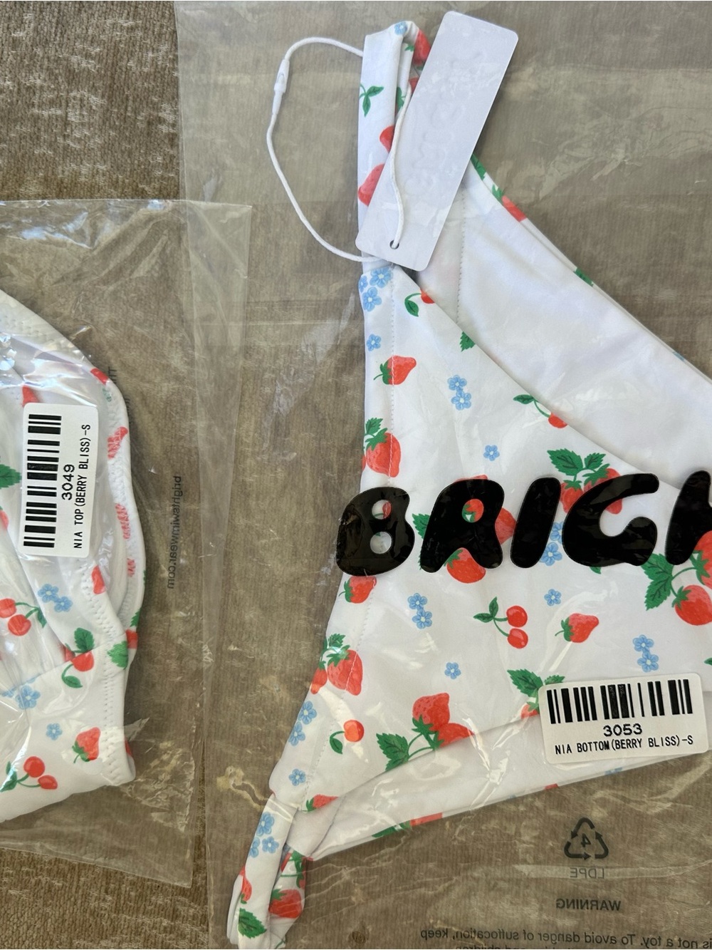 Bright Swimwear Bikini Set NWT